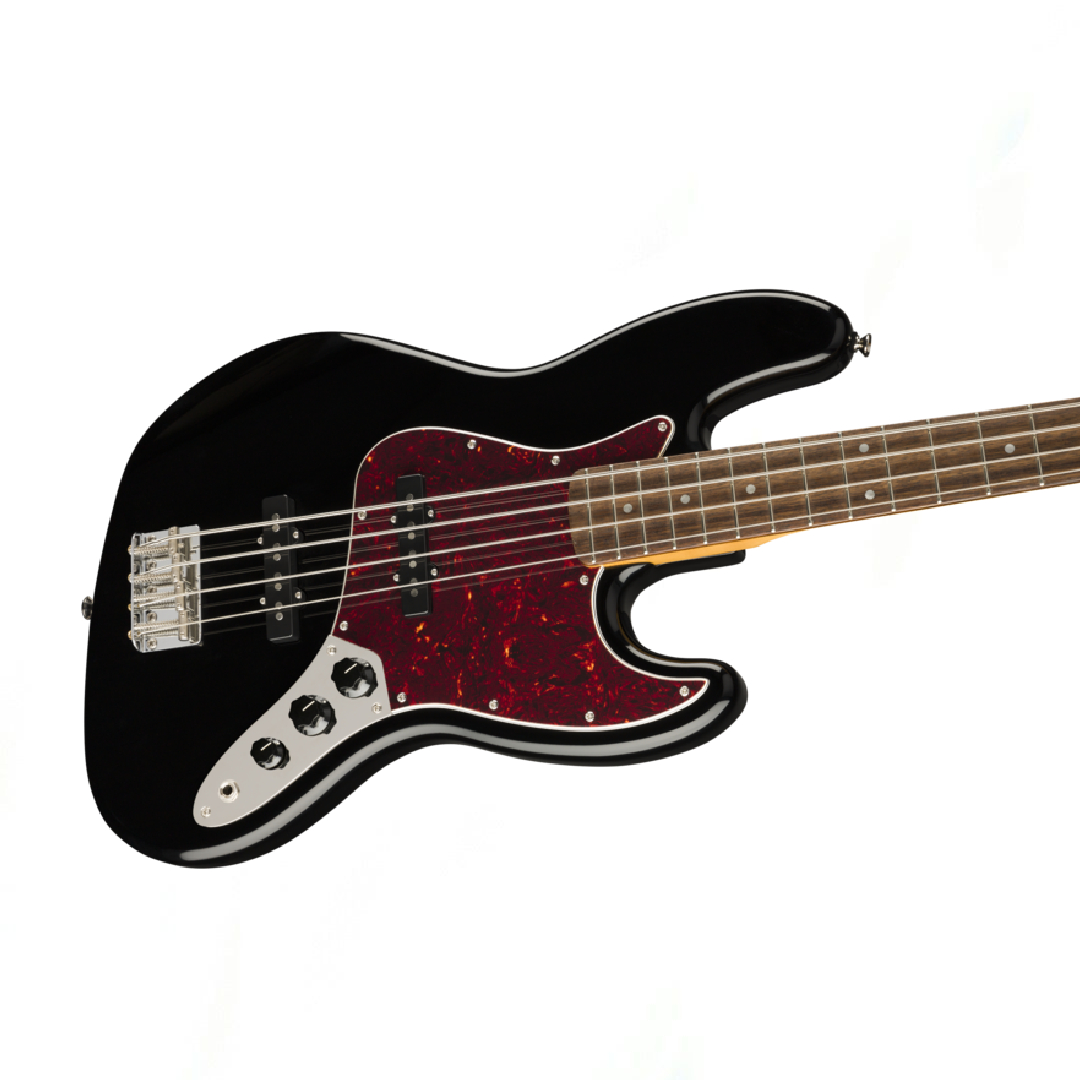 Squier by Fender Classic Vibe '60s Jazz Bass Guitar Laurel in Black (0374530506)