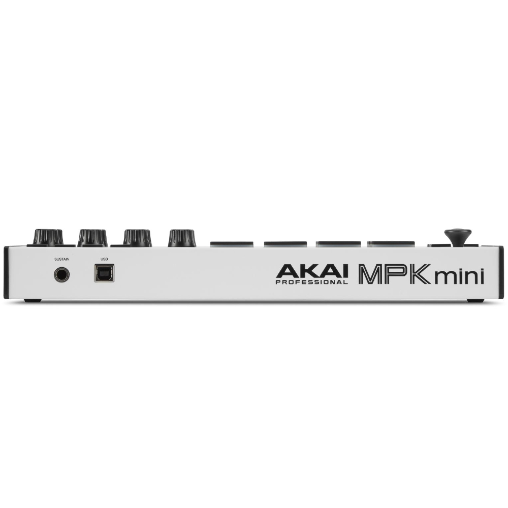Akai Professional MPK Mini MK3 USB MIDI Compact Keyboard and Pad Controller (White)