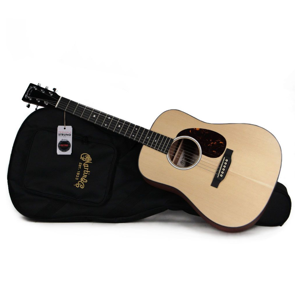 Martin & Co. DJR-10E-02 Dreadnought Junior Western Acoustic Guitar w/ Bag & Electronics