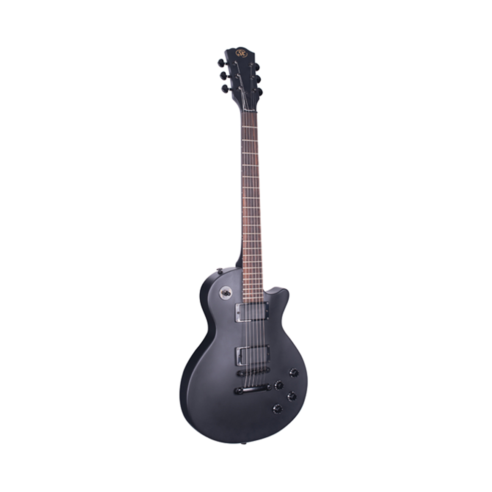 SX LEE3S LP Style Electric Guitar (Satin Black)