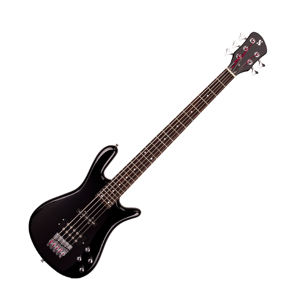 SX SWB1 5-String Bass Guitar (Black)