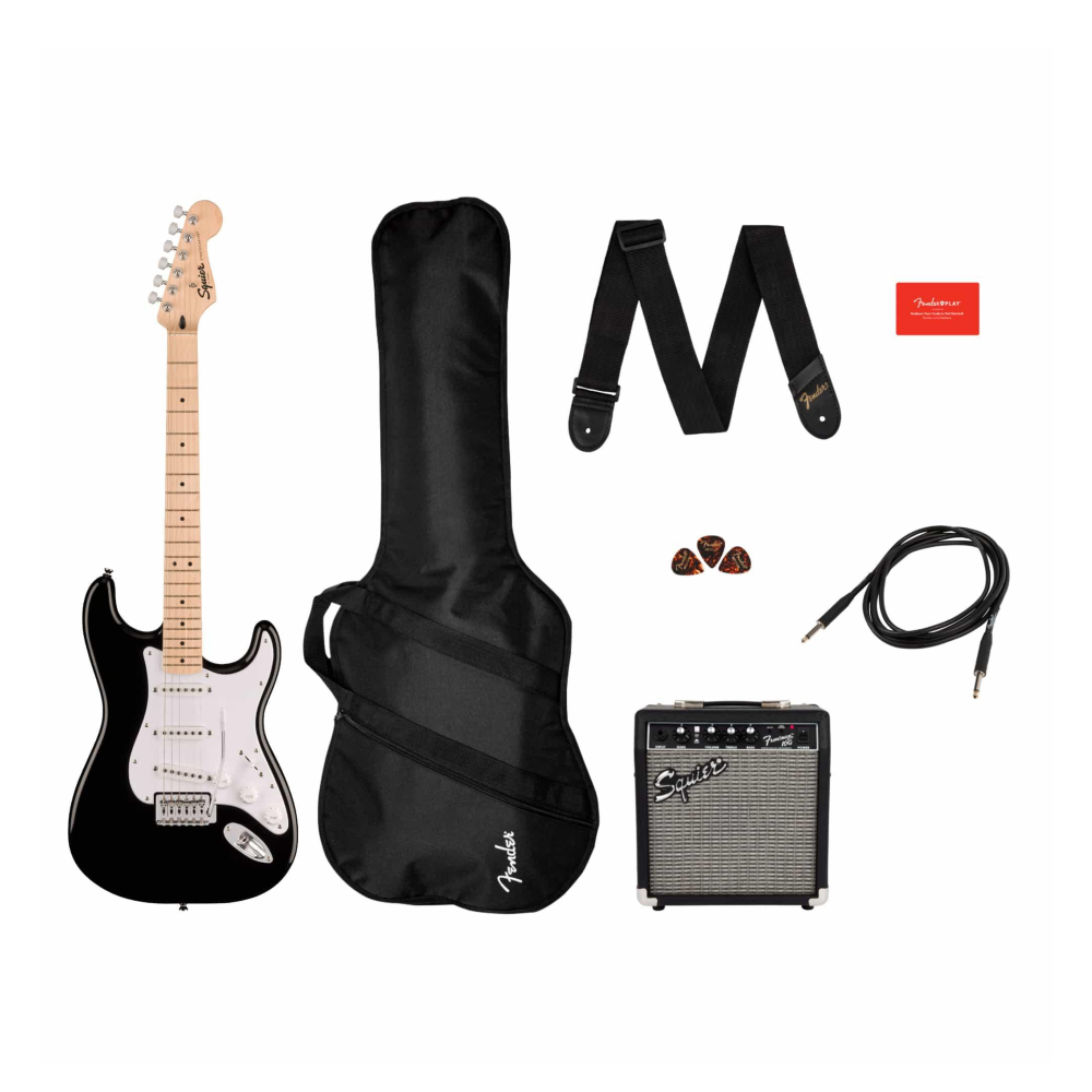 Squier by Fender Sonic Stratocaster Pack - Black (0371720606)