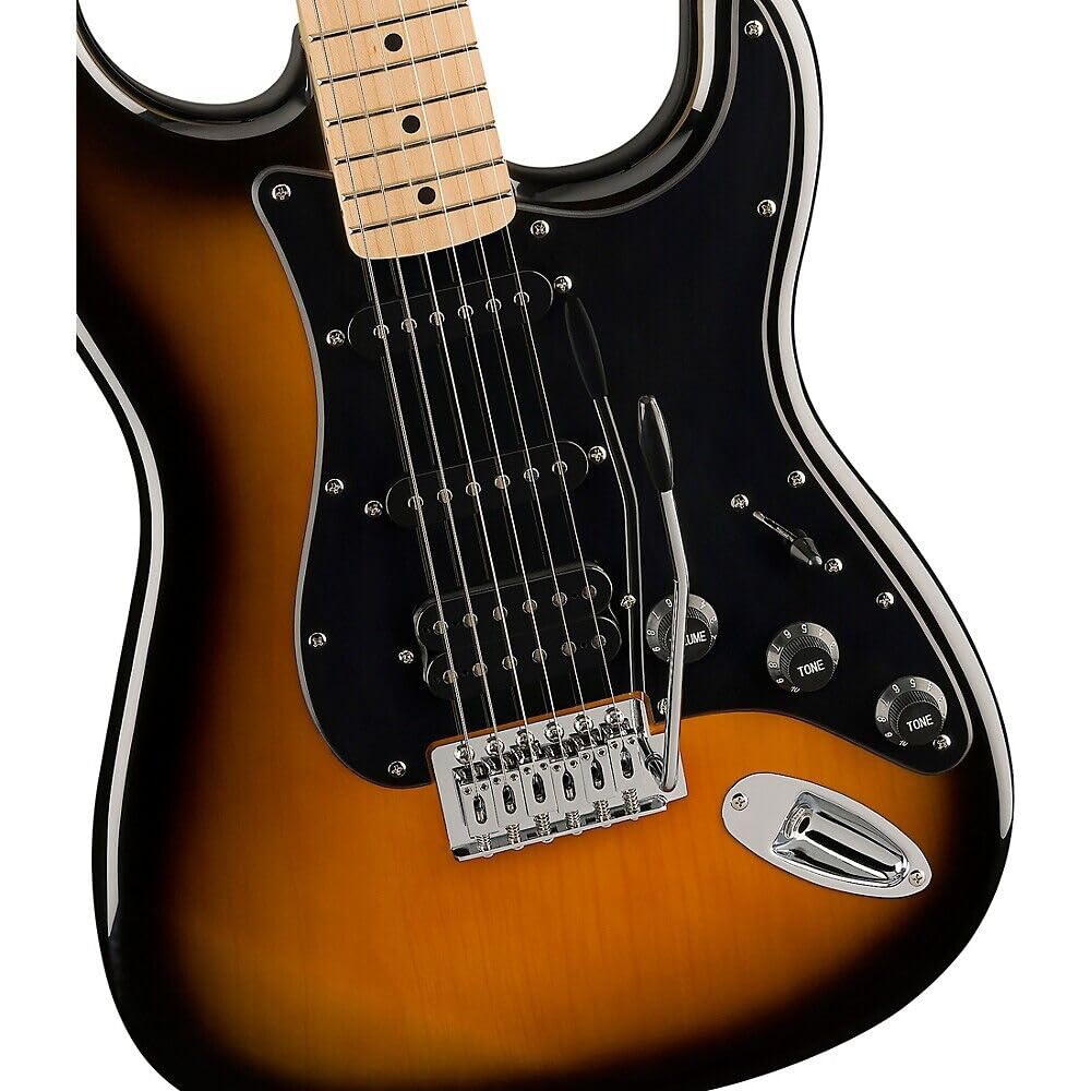 Squier by Fender FSR Sonic Stratocaster HSS Maple Fingerboard Black Pickguard 2-Color Sunburst (0373203503)