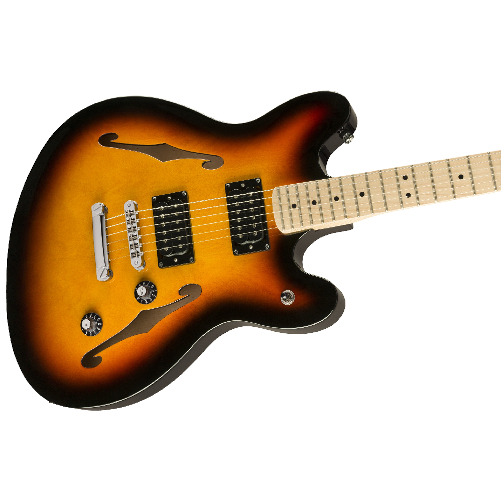 Squier by Fender Affinity Series Starcaster Sunburst Semi-hollow Electric Guitar (0370590500)