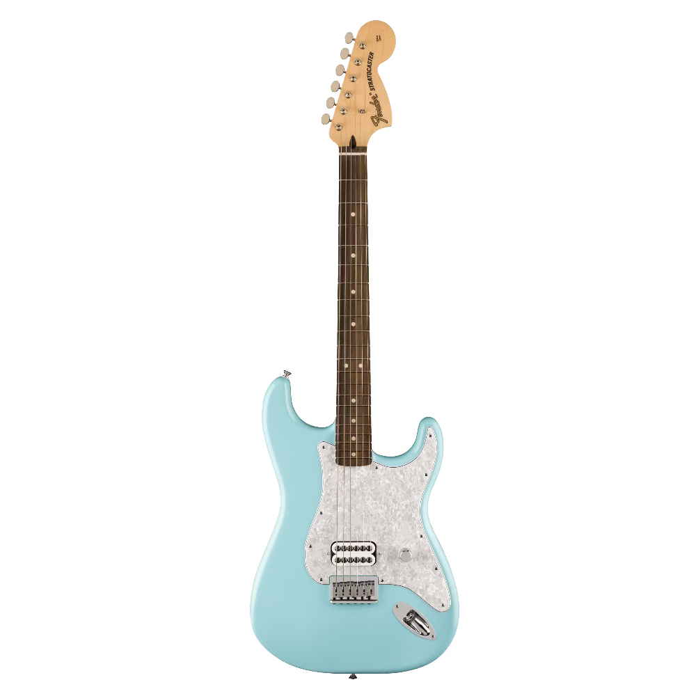 Fender Tom DeLonge Stratocaster Rosewood Fingerboard Electric Guitar (Daphne Blue)