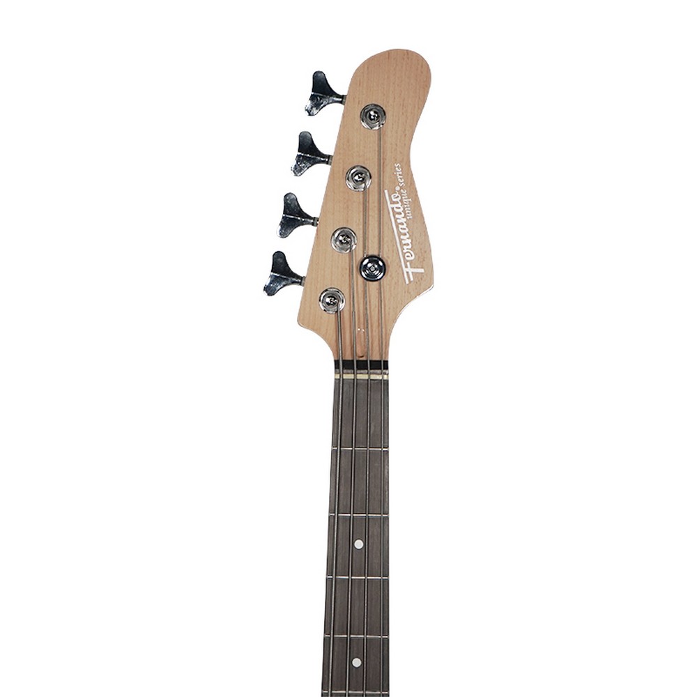 Fernando PJB-98 Electric Bass Guitar (Black)
