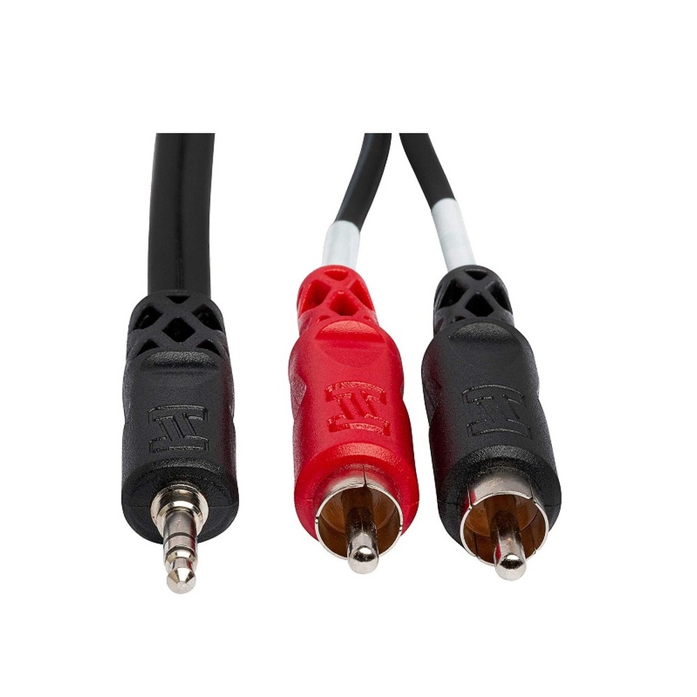 HOSA CMR-206 TRS to Dual RCA  Cable 3.5 mm Stereo Breakout Adaptor 6 ft.