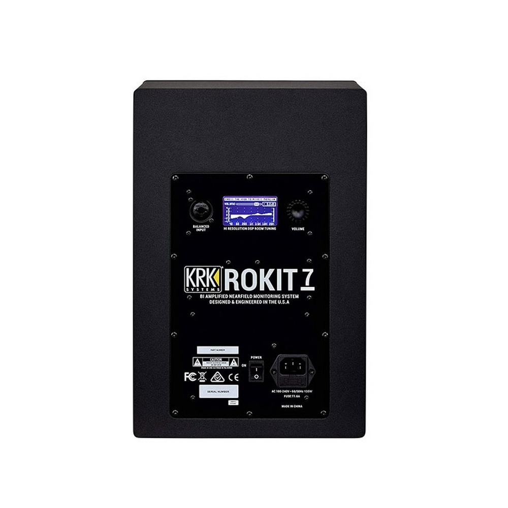 KRK Rokit G4 RP7-G4PH Professional Powered Studio Monitor - Black