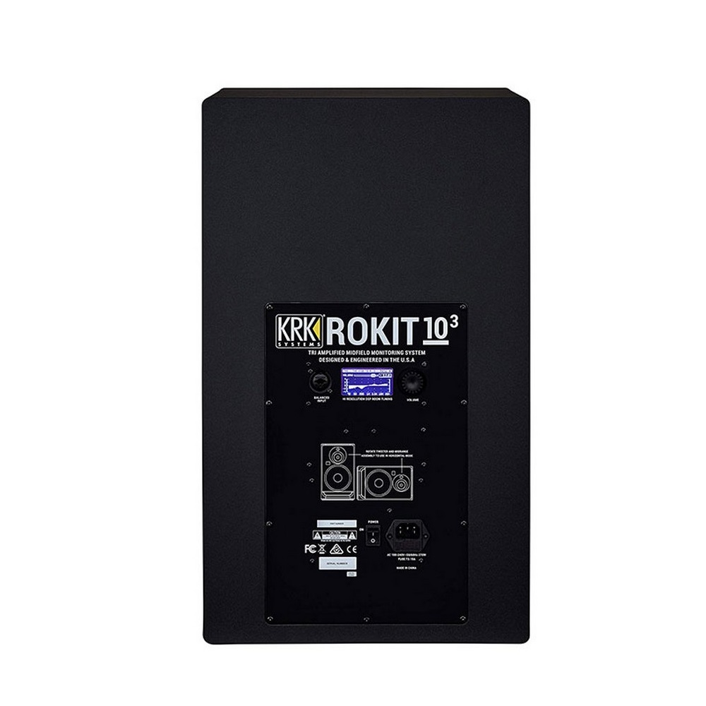 KRK RP10 Rokit G4 Professional 300-Watts Powered Studio Monitor - Black - RP103G4-PH