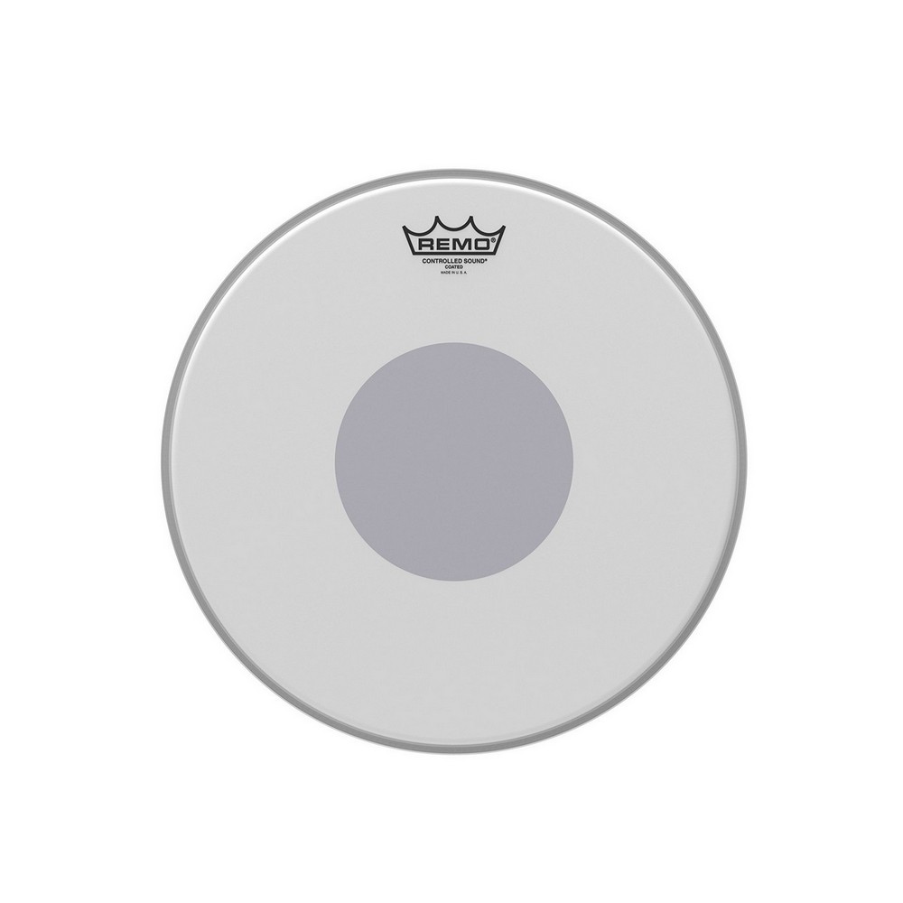 Remo Controlled Sound 14 inch Coated Drum Head with Black Dot (CS-0114-10)