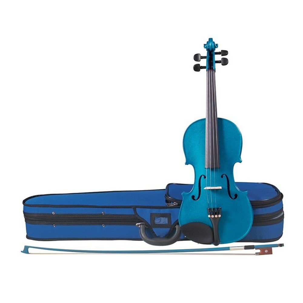 Cremona SV-75 Violin Outfit - 4/4 (Blue)