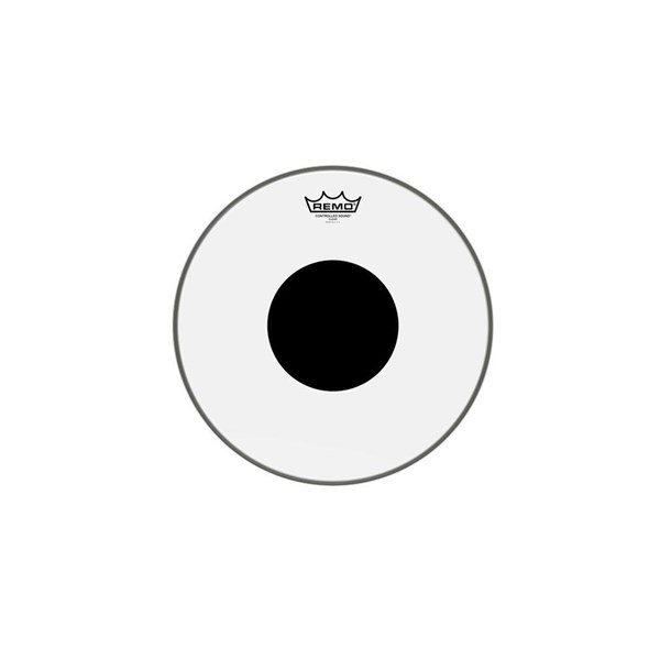 Remo 10 inch Controlled Sound Clear Drum Head with Black Dot