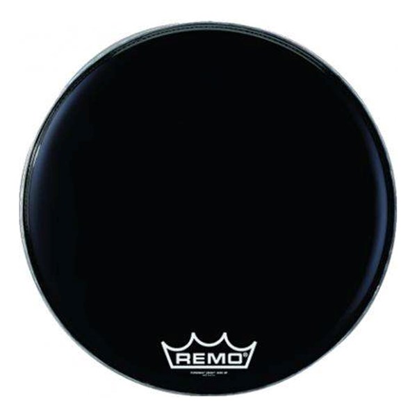 Remo Powermax 22 inch Ebony Crimplock Marching Bass Drum Head (PM-1422-MP)