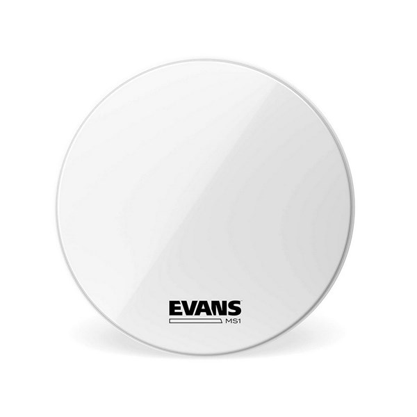 Evans MS1 14 inch White Bass Drum Head (BD14MS1W)