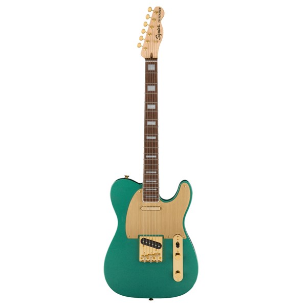 Squier by Fender 40th Anniversary Telecaster Gold Edition Electric Guitar - Sherwood Green Metallic (379400546)