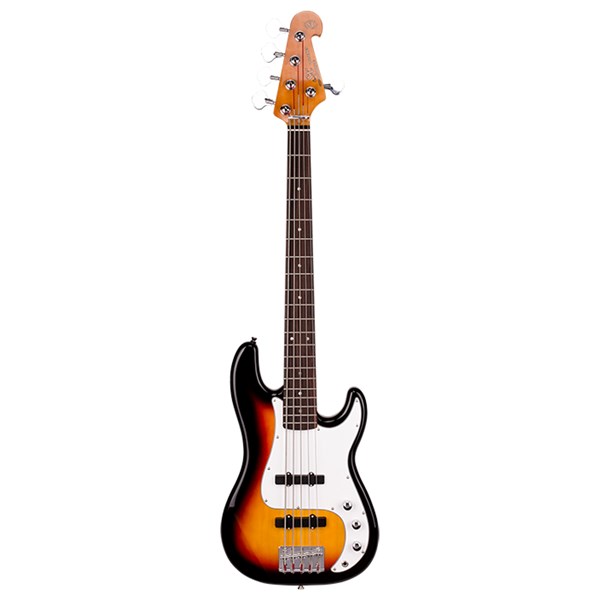 SX SPB62+/5/3TS 5 Strings PB Bass Guitar 3TS