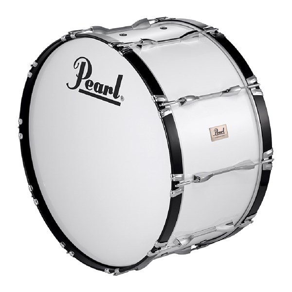 Pearl CMB2814N/C+ CXB-2 Competitor 28x14 Marching Bass Drum (Pure White)