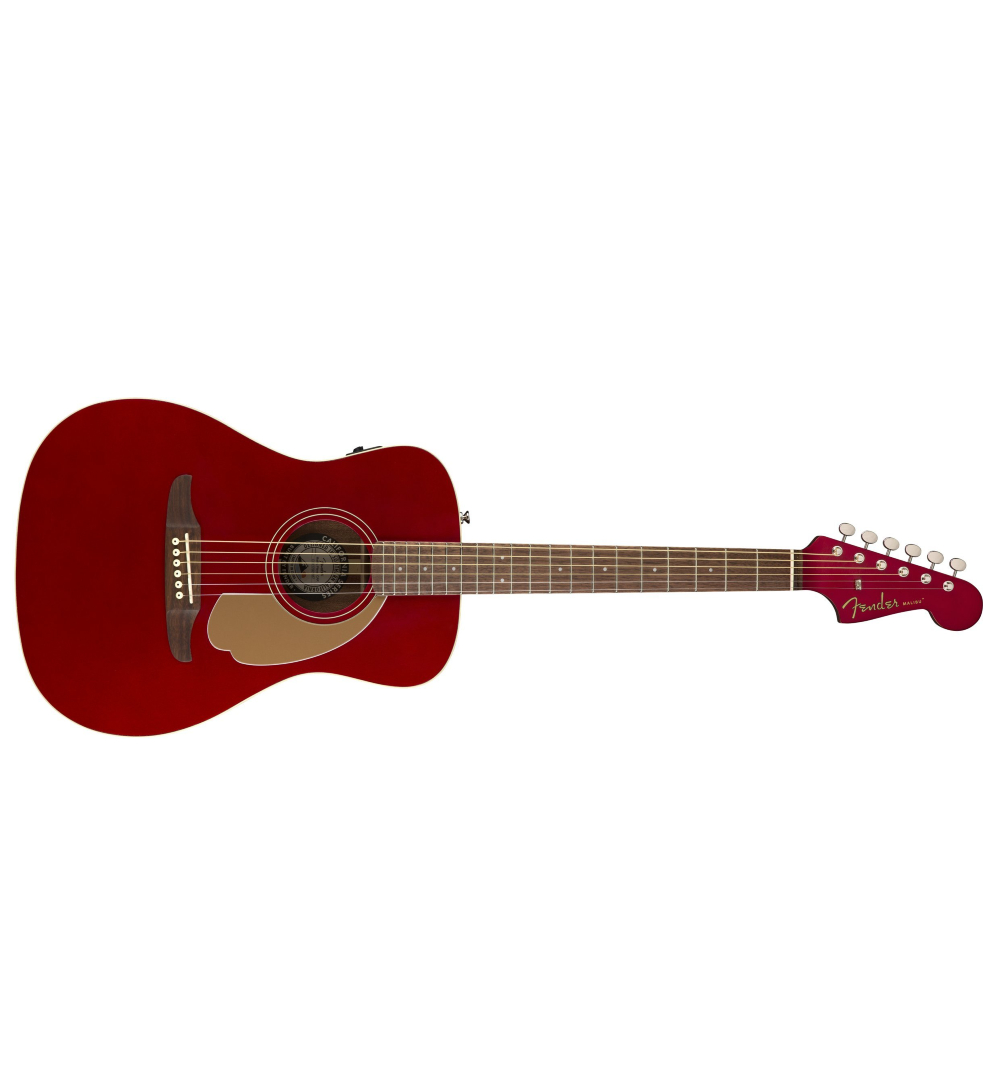 Fender Malibu Player Candy Apple Red Acoustic Guitar