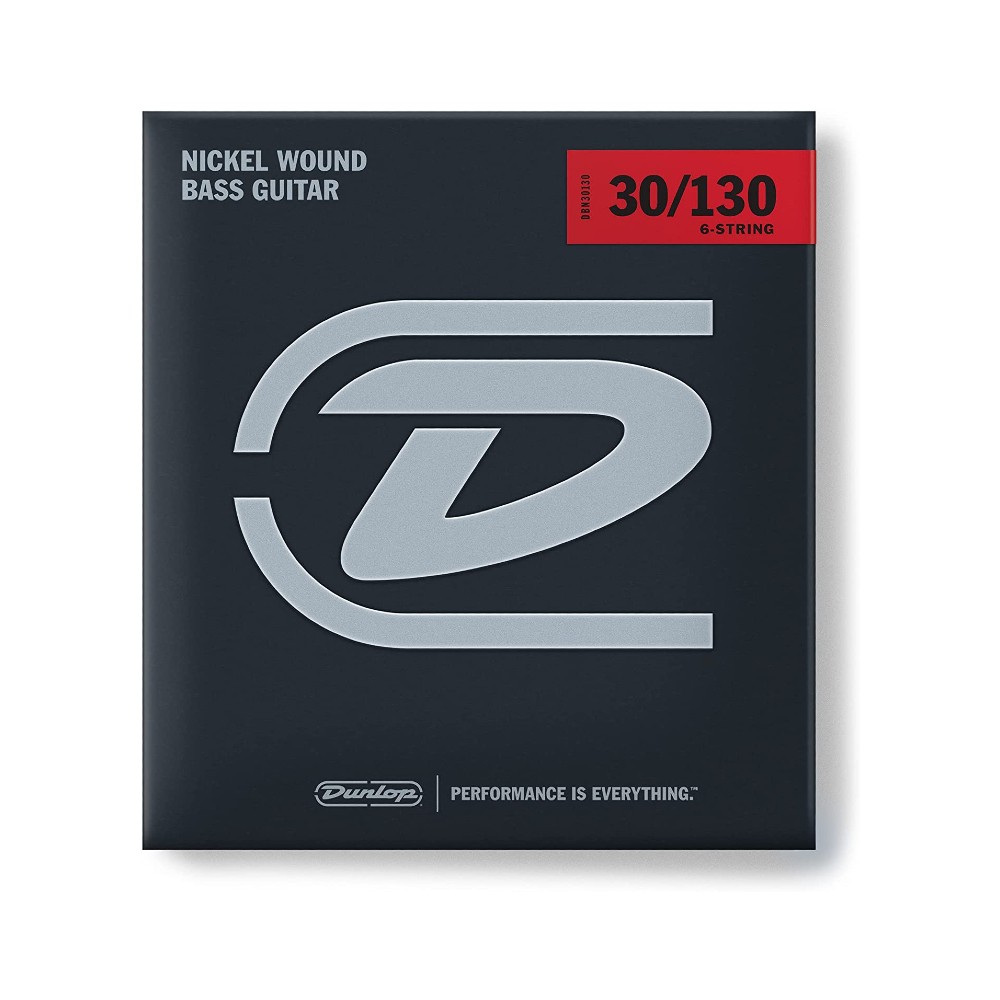 Dunlop DBN30130 Nickel Wound Bass Guitar Strings (30-130)