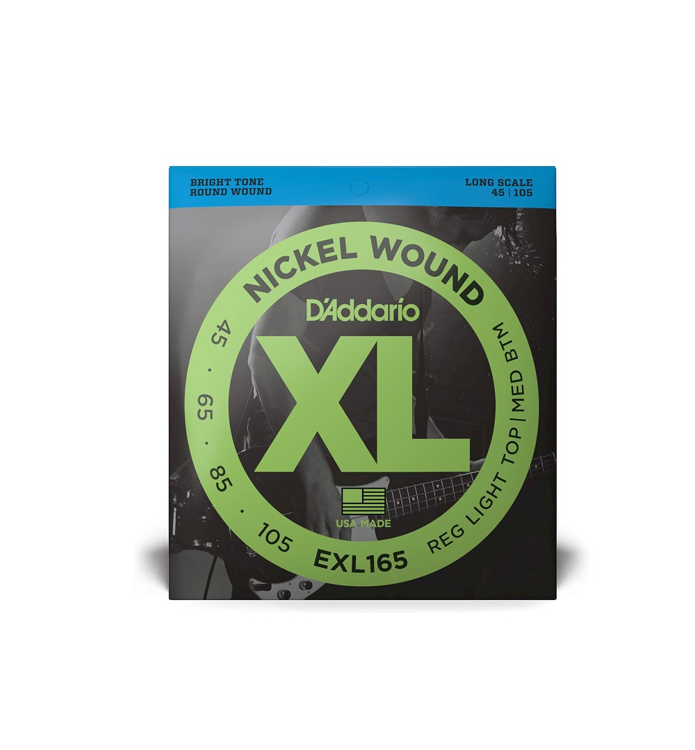 D'Addario EXL165  Bass Strings Long Scale 45-105