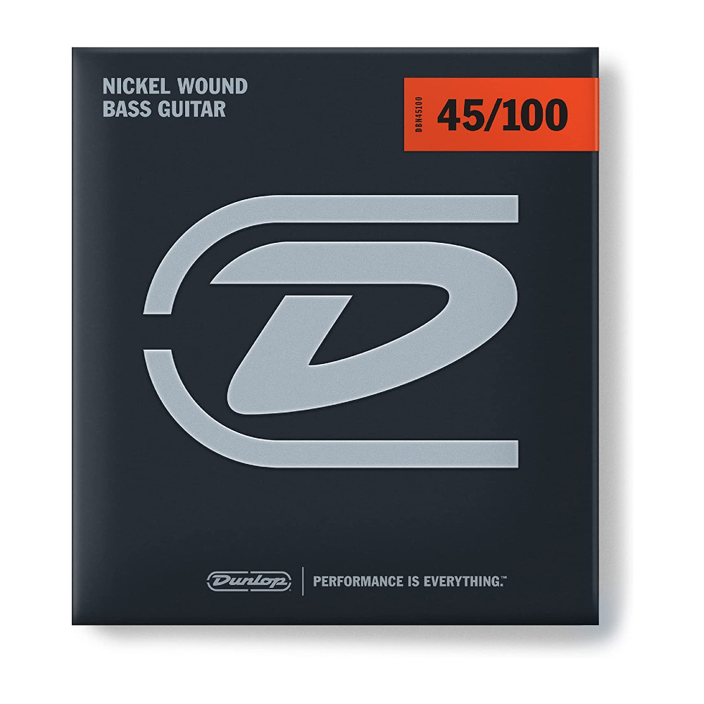 Dunlop DBN45130 Nickel Wound Bass Guitar String Set (45/100)