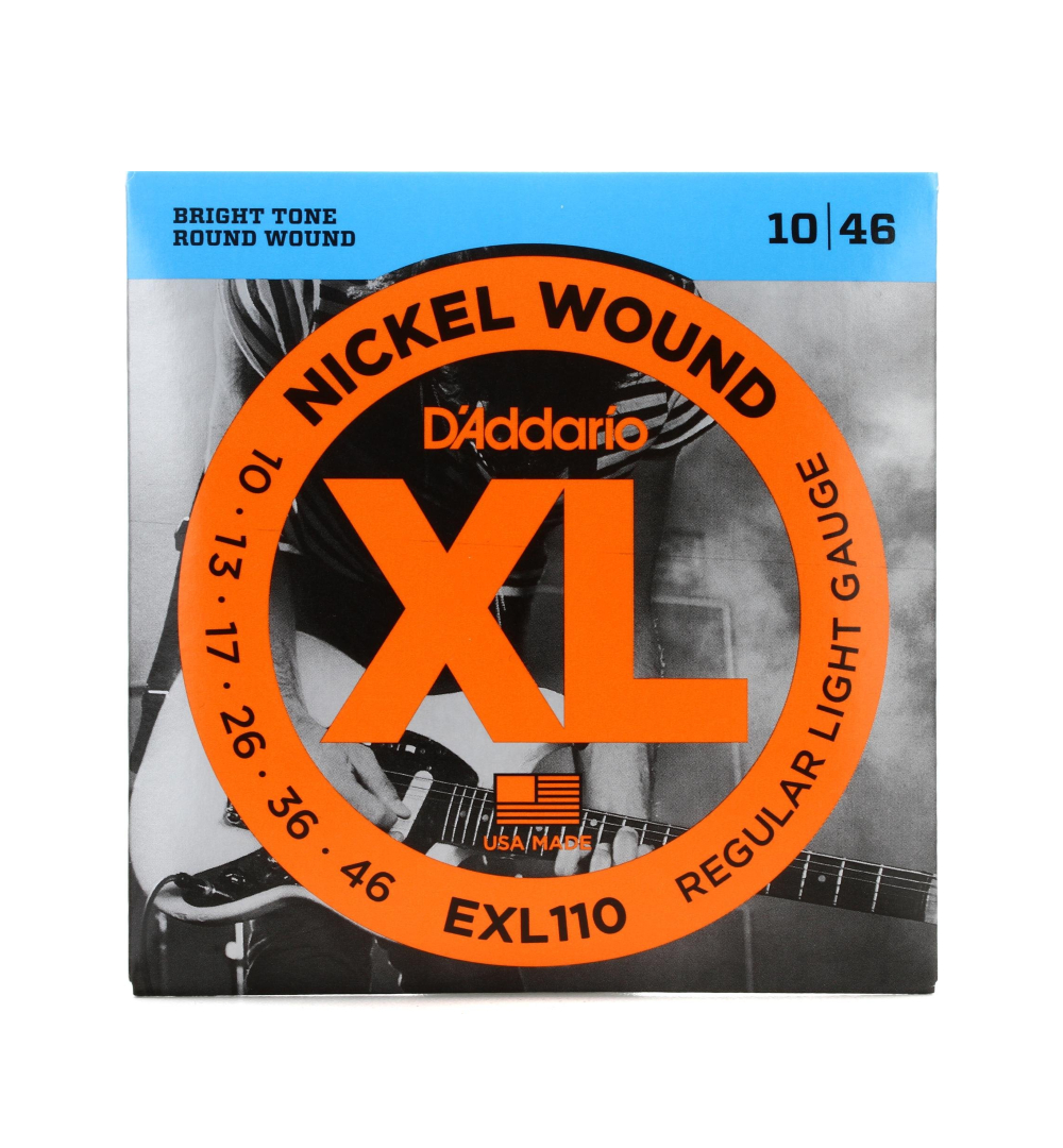 D'Addario EXL110 Electric Guitar Strings - Nickel Wound 10-46