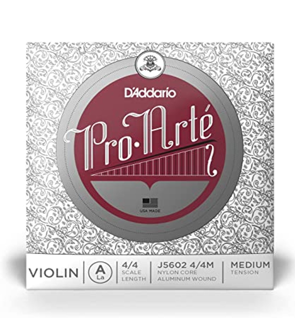 D'Addario J5602 Pro-Arte Nylon Violin Strings 4/4 Medium