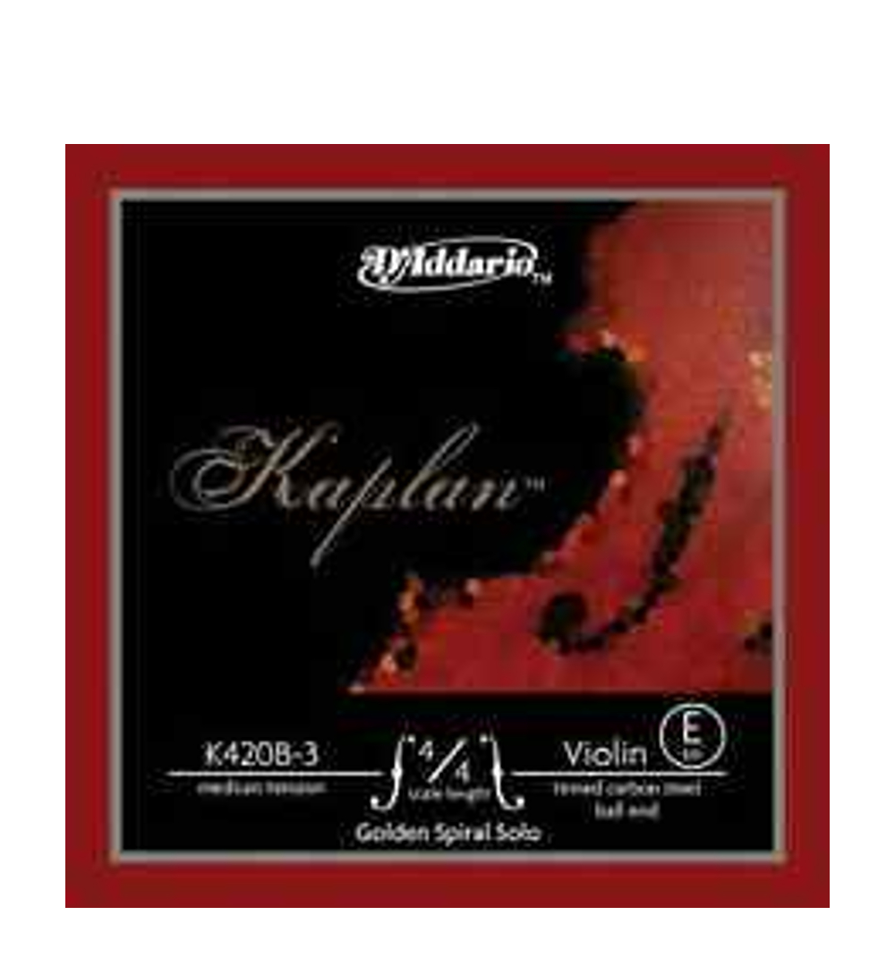 D'addario K420b3 Violin Kaplan Gss E Ball Medium