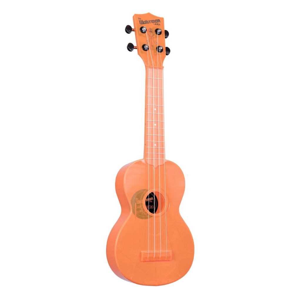 Kala KA-SWF-OR Orangesicle Flourescent Waterman Soprano Ukulele