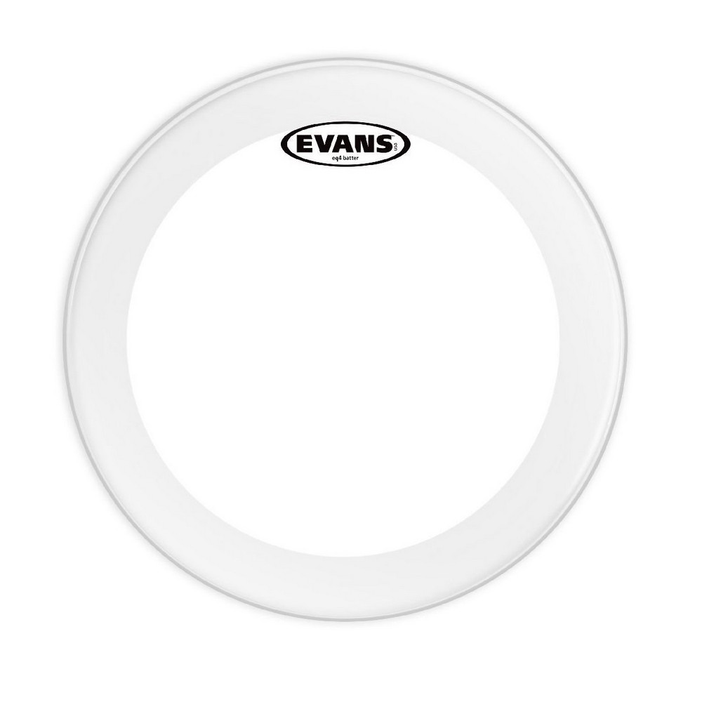 Evans EQ4 22 inch Clear Batter Drum Head (BD22GB4)