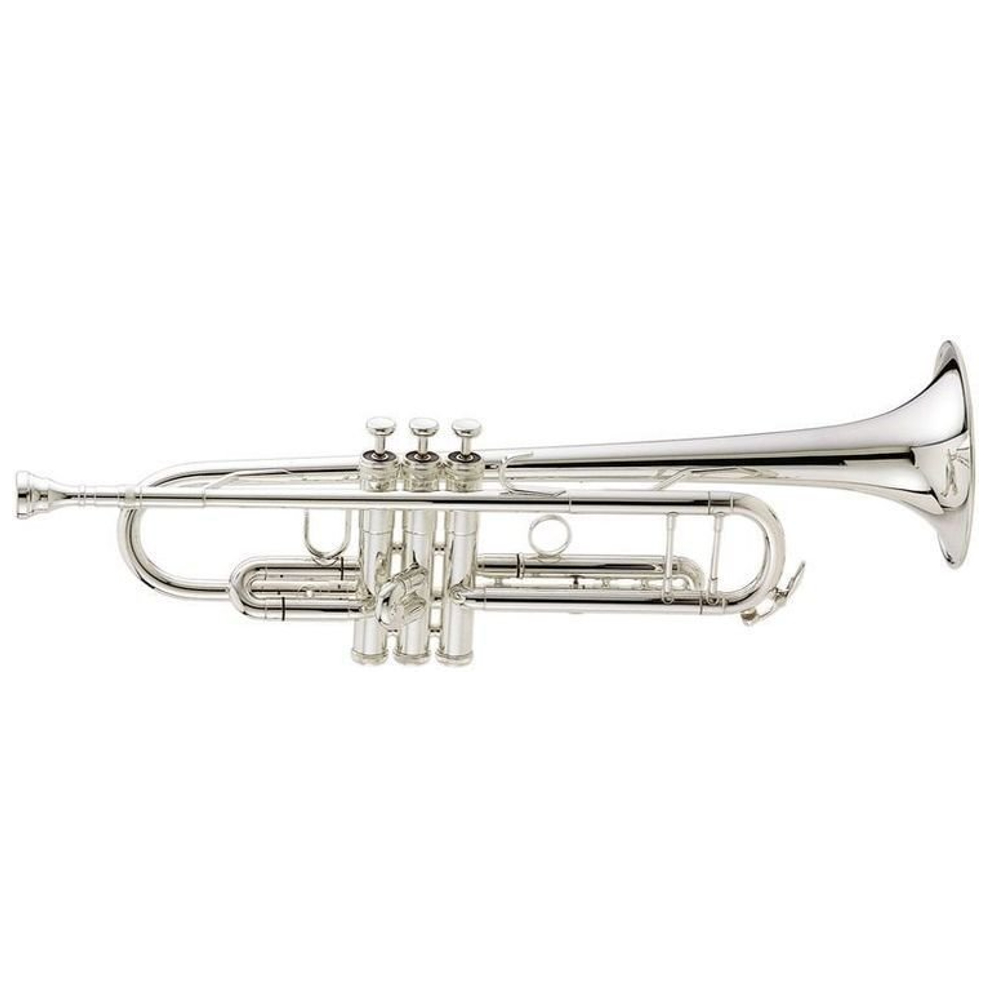 King 1117 Ultimate Marching Bb Trumpet - Silver-Plated