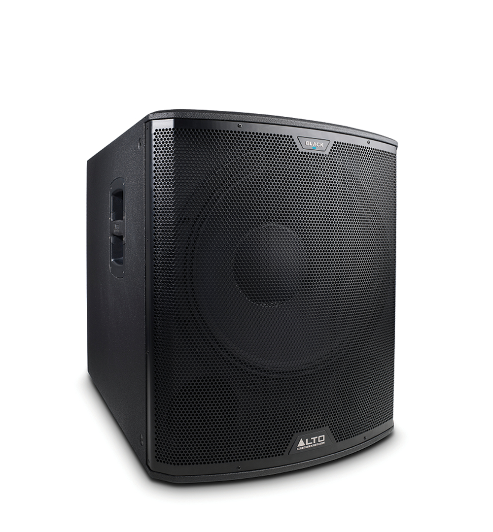 Alto Black 18 Sub Speaker With Less CTRL 2400W