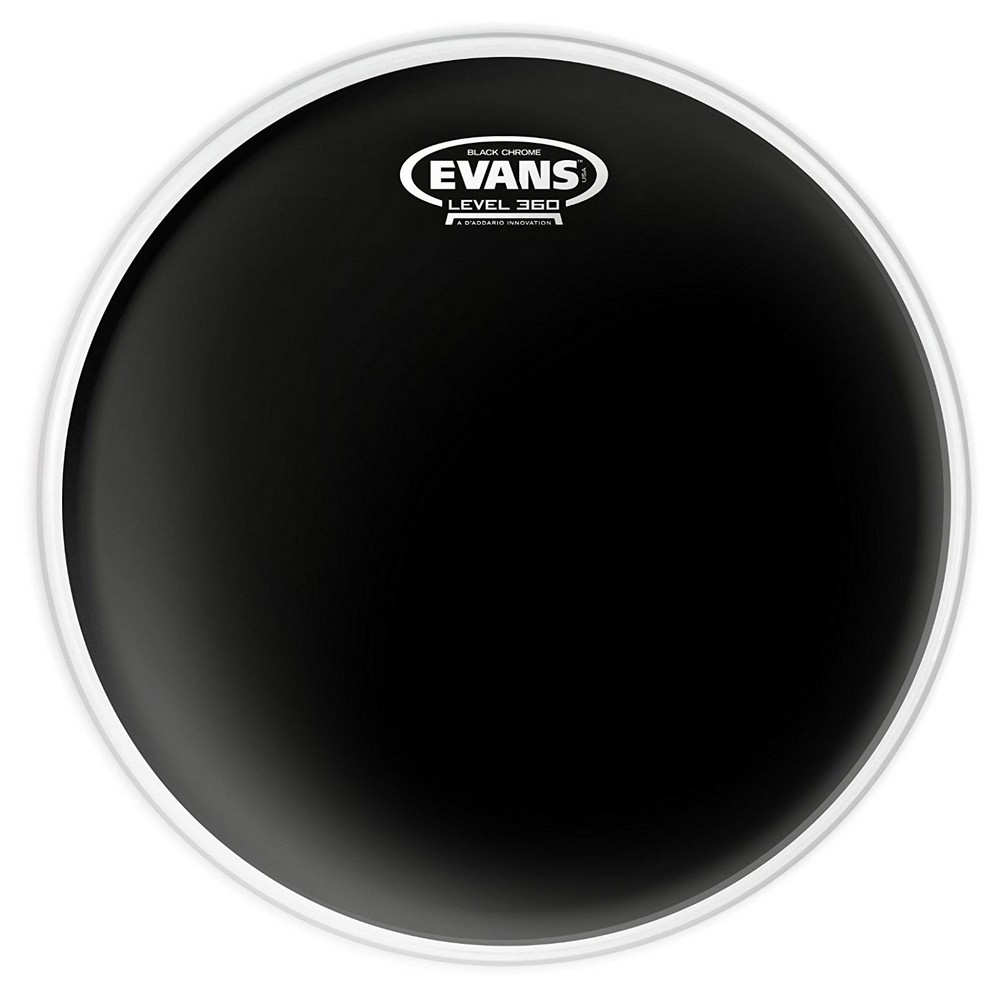Evans Black Chrome 13 inch Drum Head (TT13CHR)
