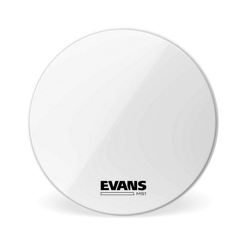 Evans MS1 White Marching Bass Drum Head (BD20MS1W)