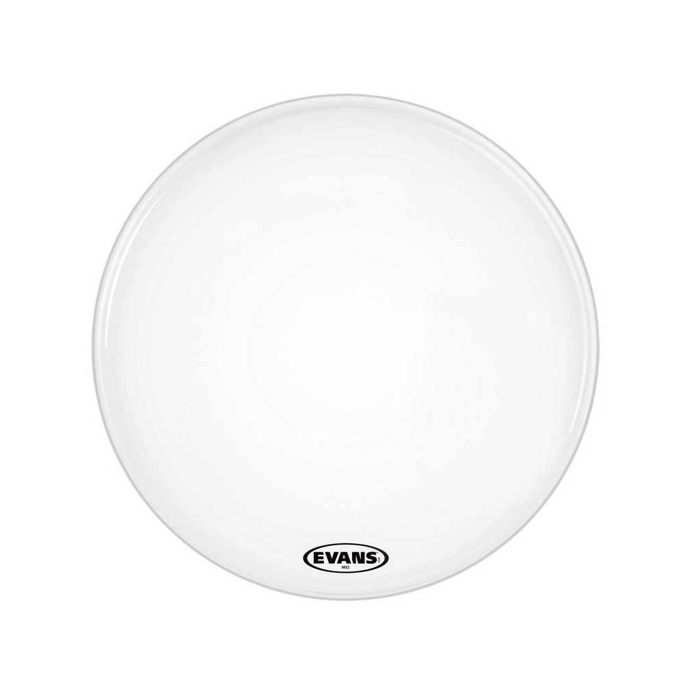 Evans 22 inch White Bass Batter Drum Head (BD22MX2W)