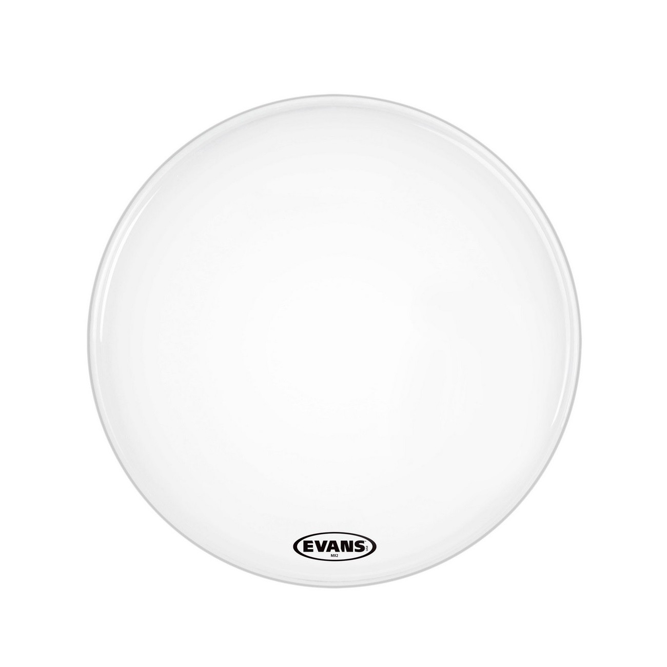 Evans MX2 28 inch White Marching Bass Drum Head (BD28MX2W)