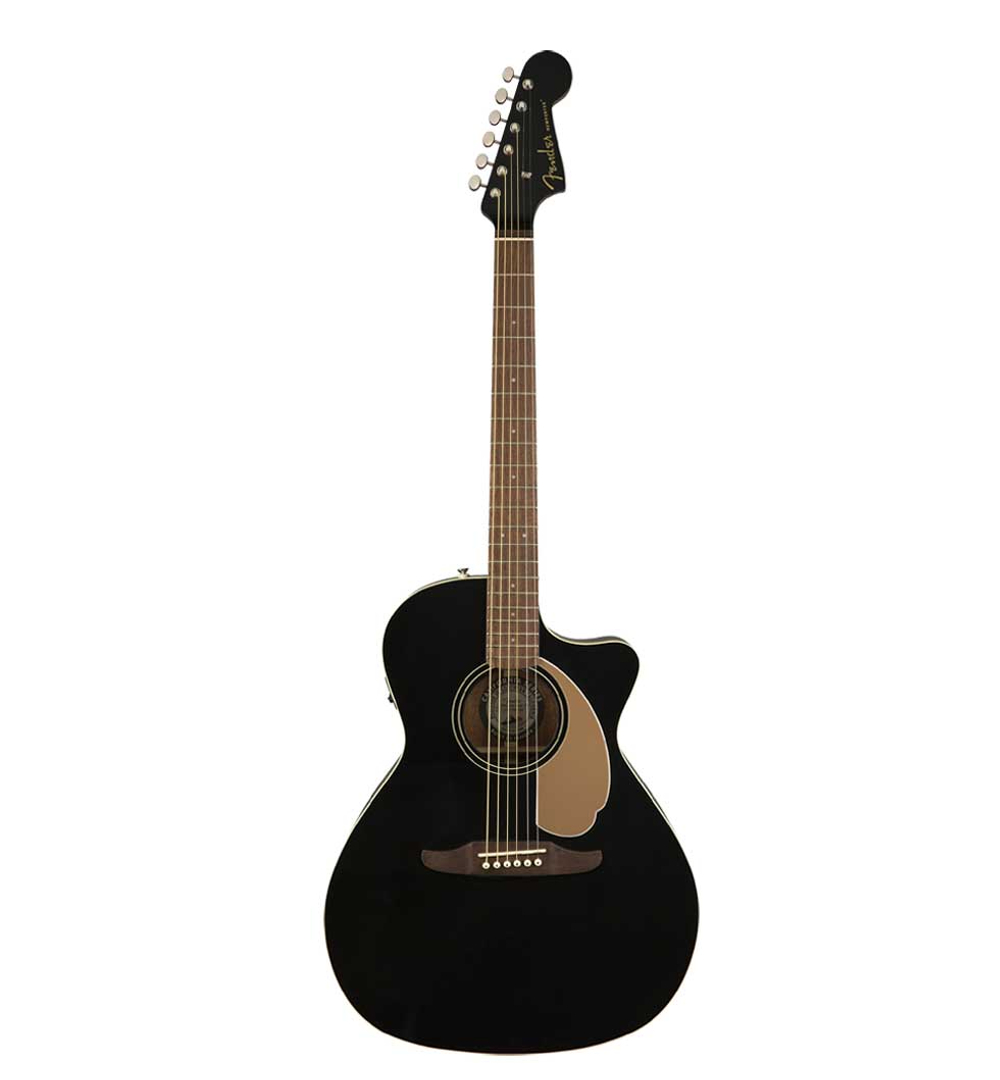 Fender Newporter Player Jetty Black Acoustic Guitar