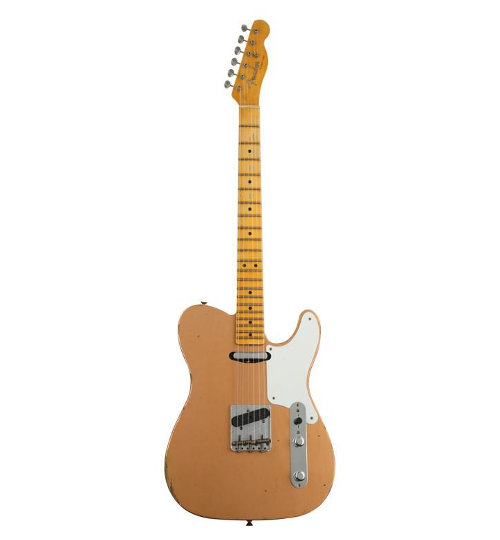 Fender Custom Shop Limited Edition Roasted Pine Double Esquire - Aged Copper (9235000868)