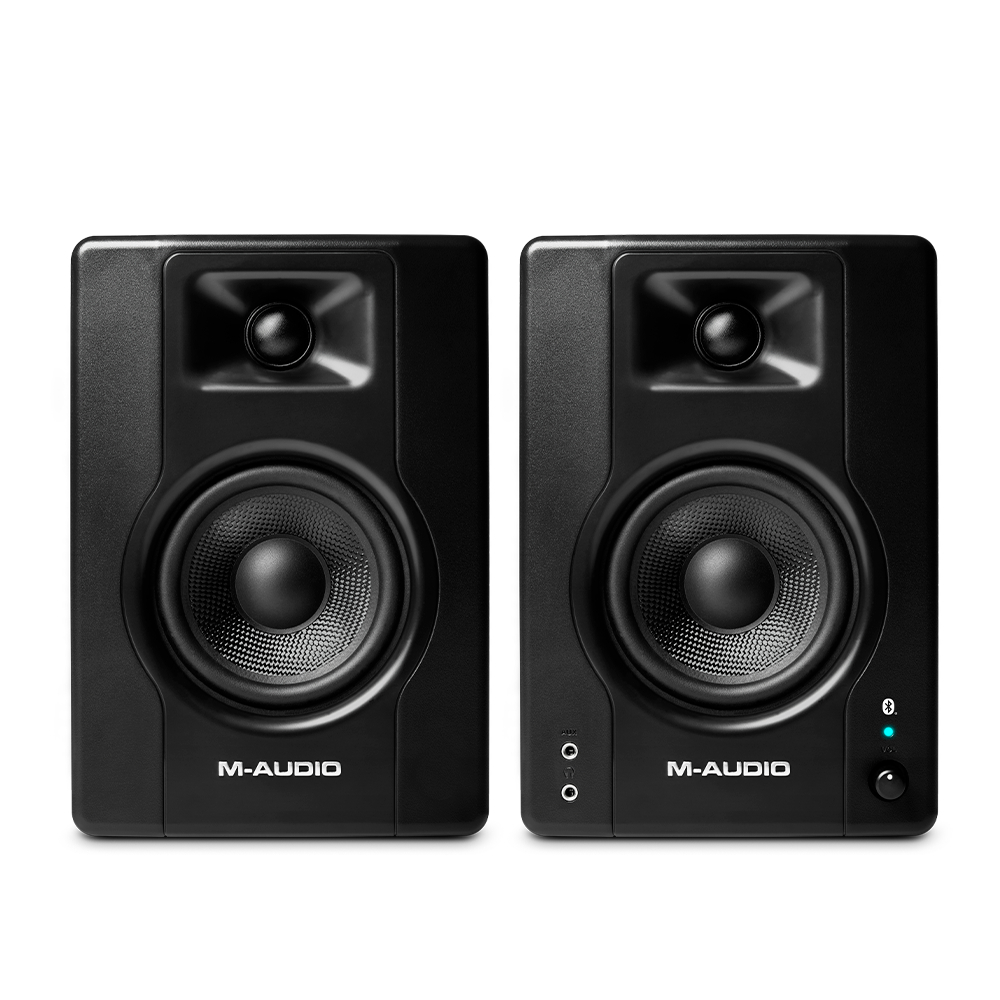M-Audio BX4PAIR BT 4.5 inch Black Kevlar 120-Watt Multimedia Bluetooth Reference Monitors (Pair) 