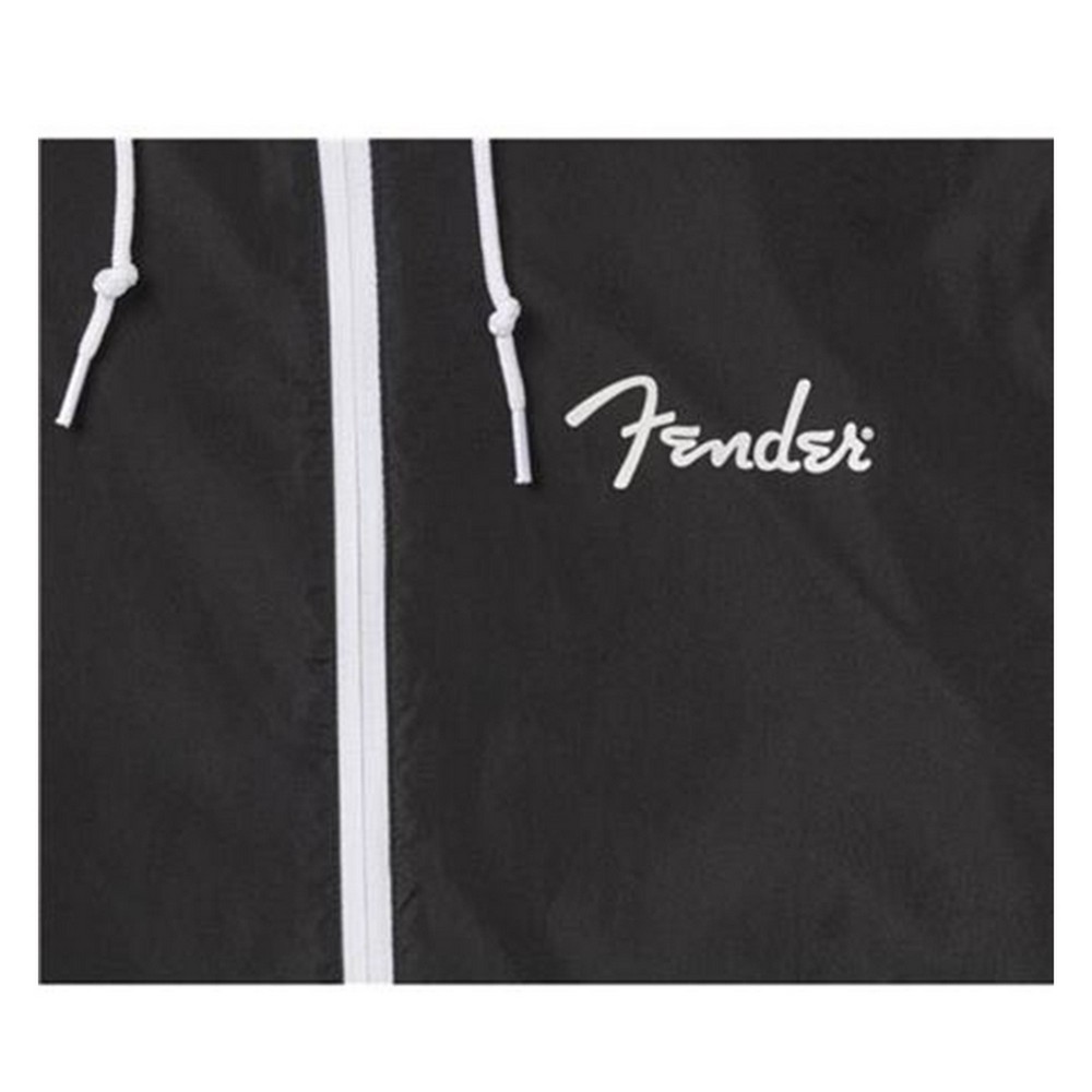 Fender Spaghetti Logo Windbreaker - Black - Small (9126002306)