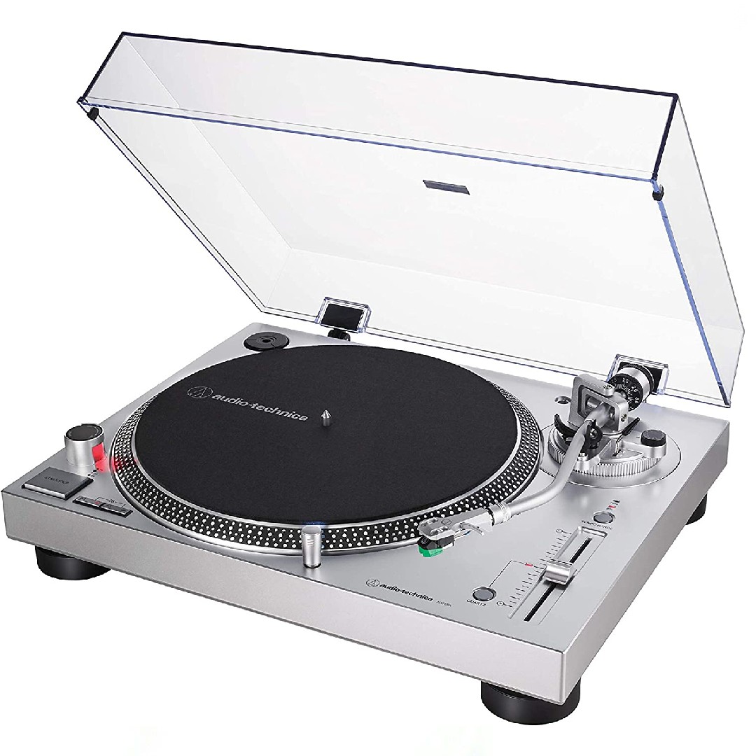 Audio-Technica AT-LP120XUSB Direct-Drive Turntable (Analog & USB) - Silver