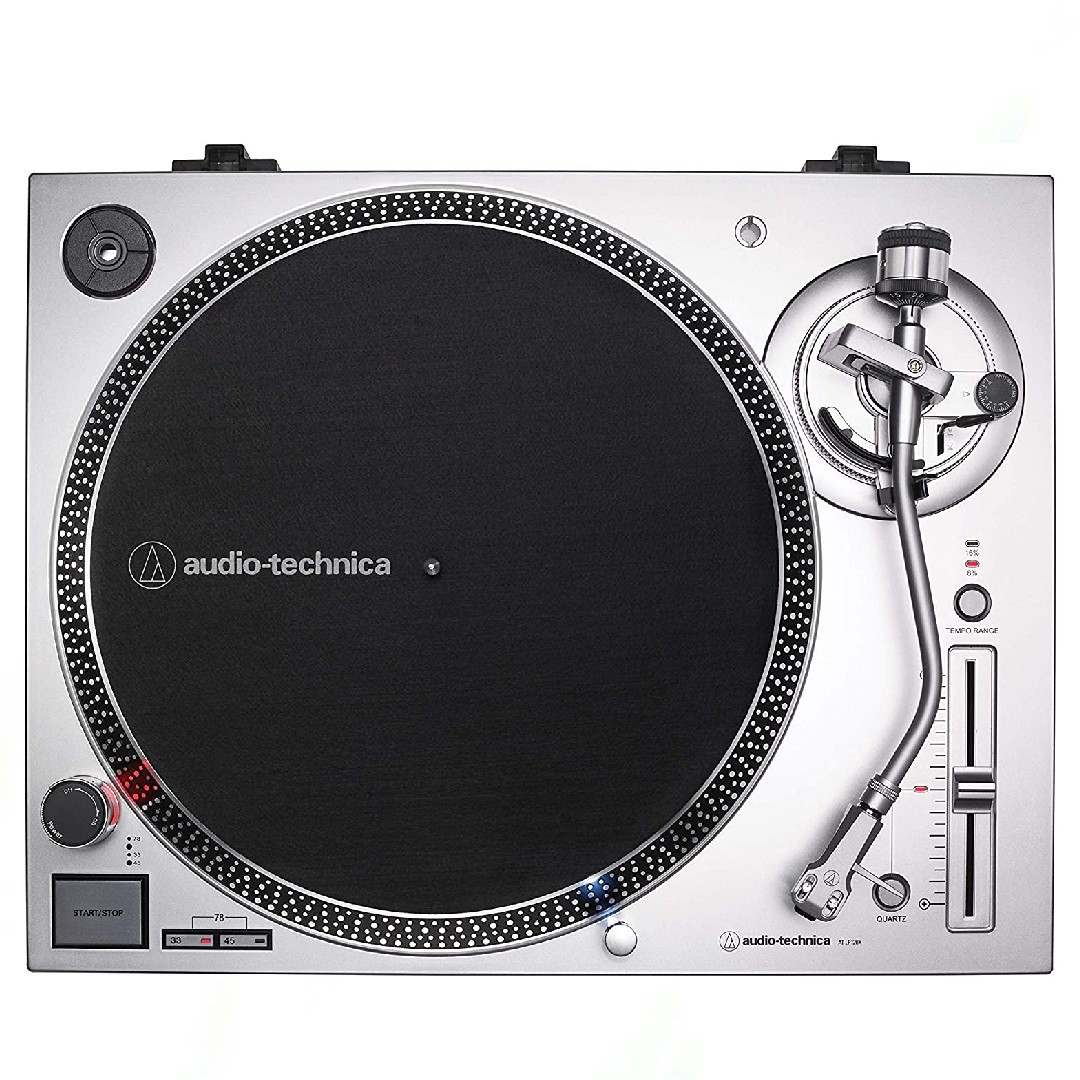 Audio-Technica AT-LP120XUSB Direct-Drive Turntable (Analog & USB) - Silver