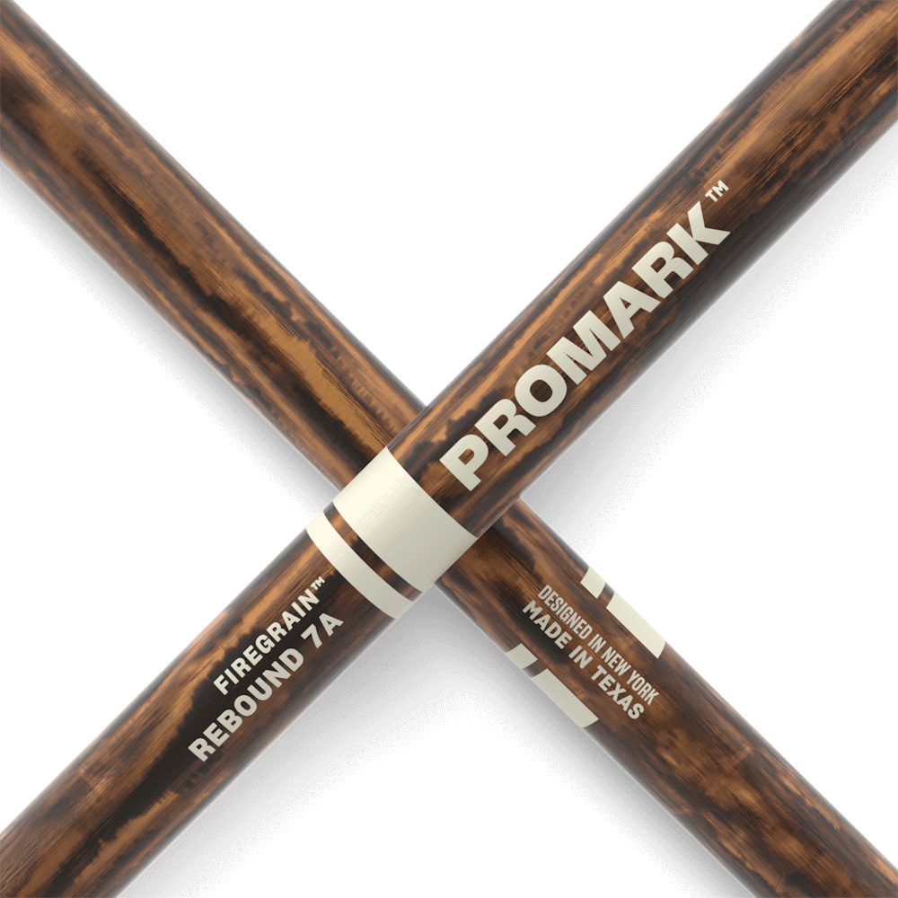 Promark R7AFG Rebound 7A Fire Grain Wood Tip Drum Stick