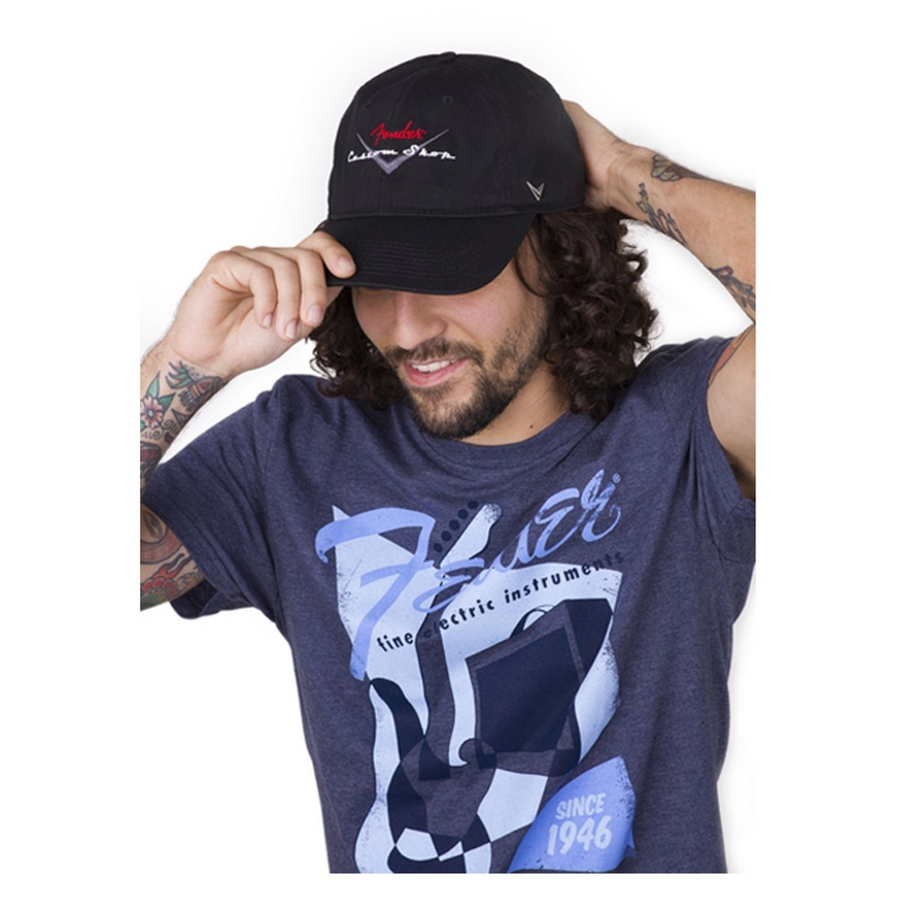 Fender Custom Shop Baseball Hat - Black (9106635306)