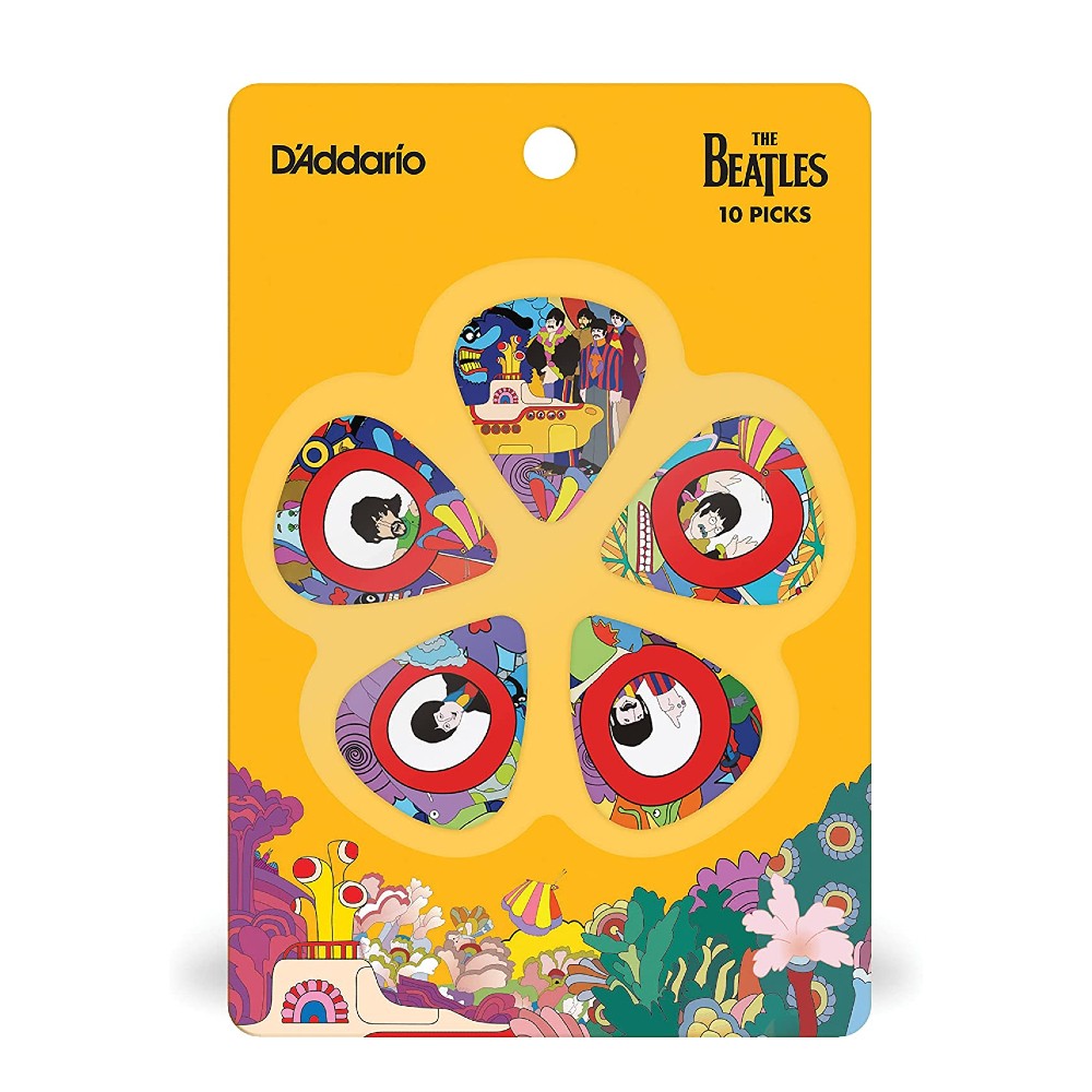 D'Addario Planet Waves 1CWH4-10B7 The Beatles Collectable Guitar Picks - Yellow Submarine (Medium)