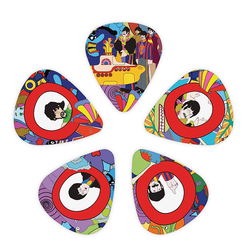 D'Addario Planet Waves 1CWH6-10B7 The Beatles Yellow Submarine 50th Anniversary Guitar Picks (Heavy)