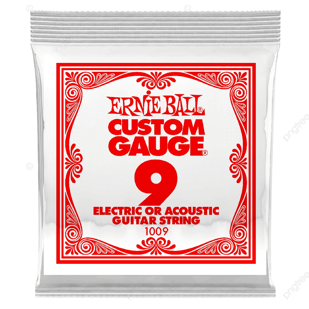 Ernie Ball 1009 Custom Gauge Electric / Acoustic Guitar Strings