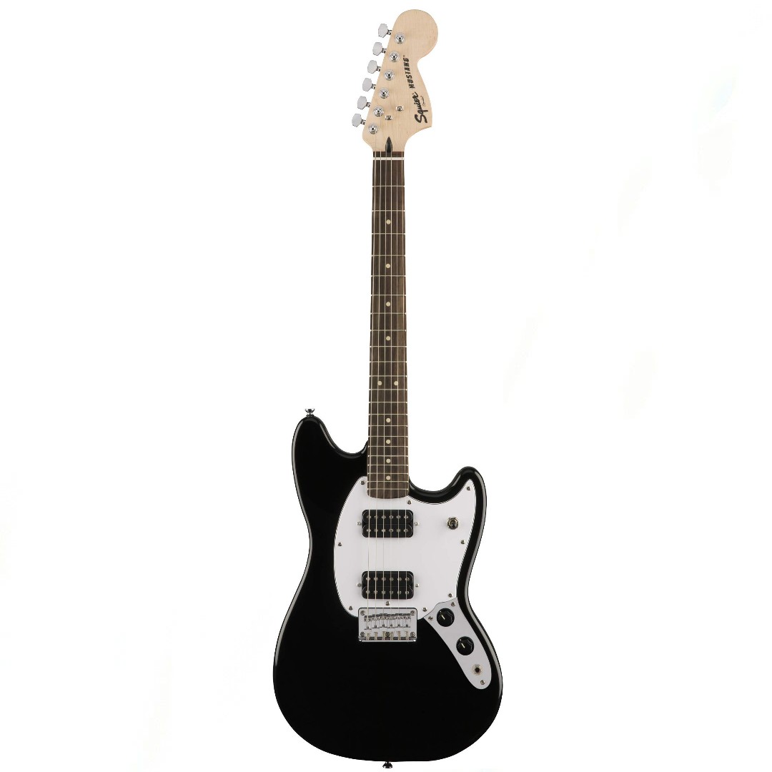 Squier by Fender Bullet Mustang HH Electric Guitar - Indian Laurel Fingerboard - Black (371220506)