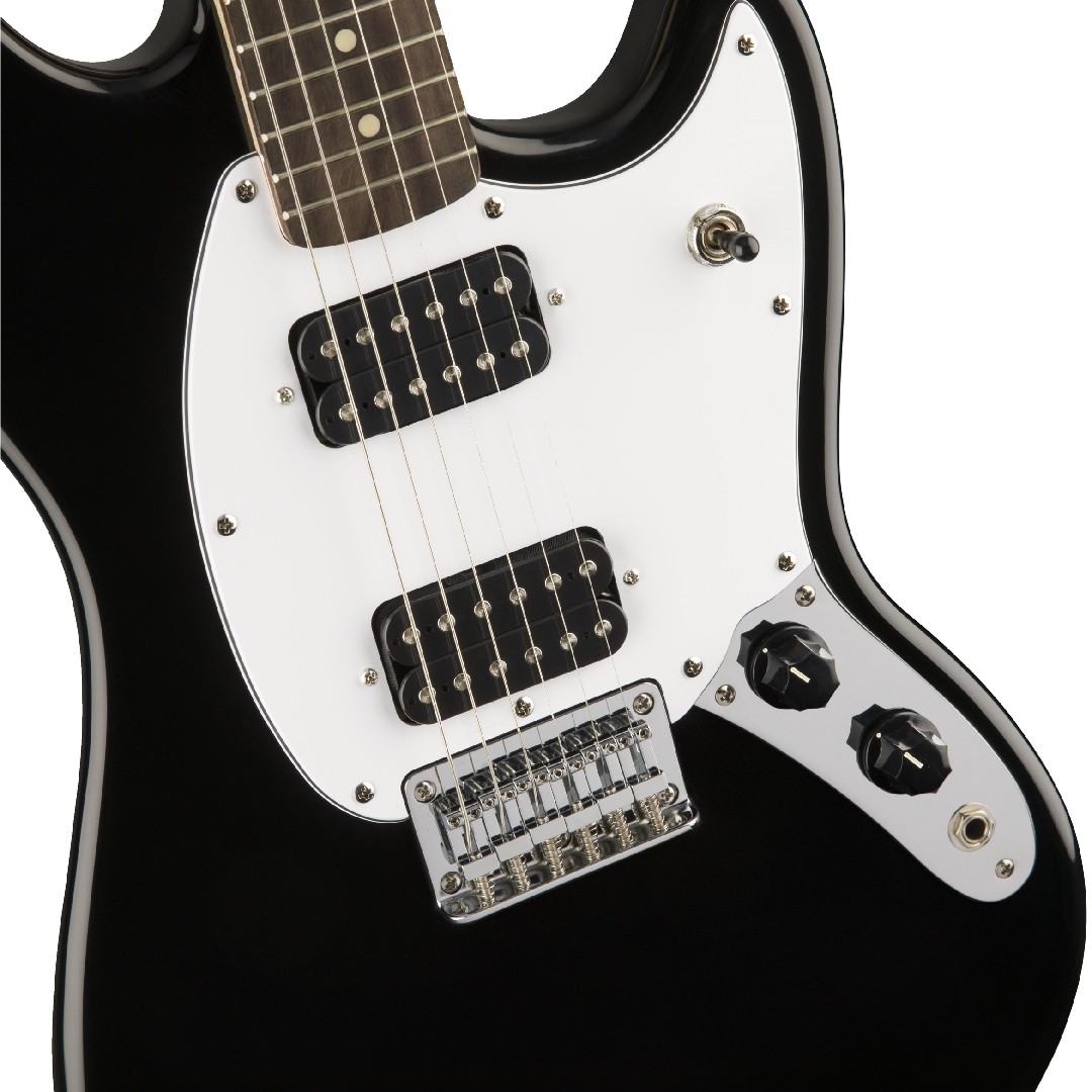 Squier by Fender Bullet Mustang HH Electric Guitar - Indian Laurel Fingerboard - Black (371220506)