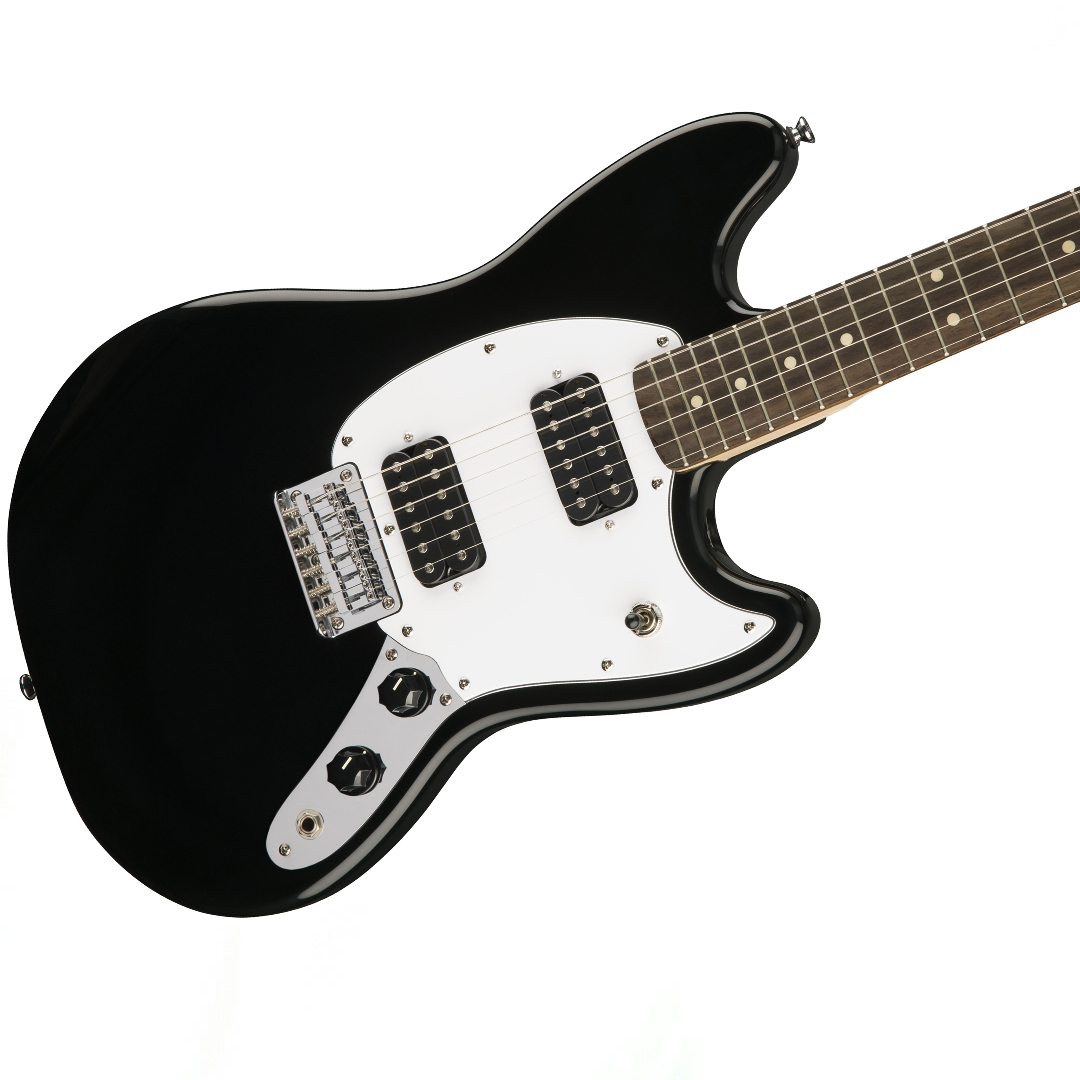 Squier by Fender Bullet Mustang HH Electric Guitar - Indian Laurel Fingerboard - Black (371220506)